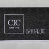Cama Europea CIC 2 Plazas Ortopedic + Respaldo Munich Negro