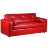 Sofá Bodevir Vivo PU 30 3 Cuerpos Rojo 