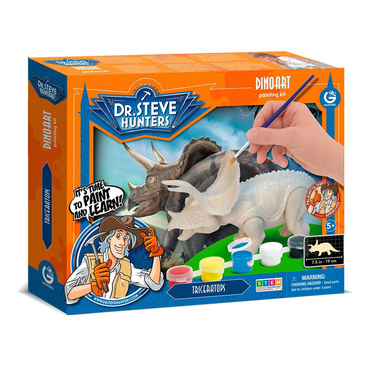 Kit Dino Art Triceratops  Dr. Steve Hunters