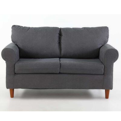 Imagen 1 del producto Sofá Kea Retro 3 Cuerpos Gris Oscuro