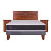 Cama Europea CIC 2 Plazas Ortopedic + Respaldo + 2 Veladores