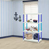 Estante Sólido Rimax Decorativo Azul 12"