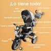 Triciclo Multifuncional 360° con Luces Lubabycas Gris
