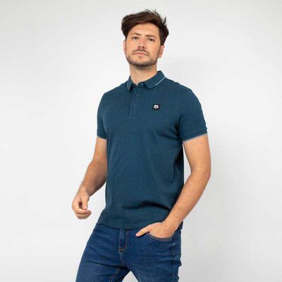 Polera Piqué Slim Manga Corta Hombre Zibel