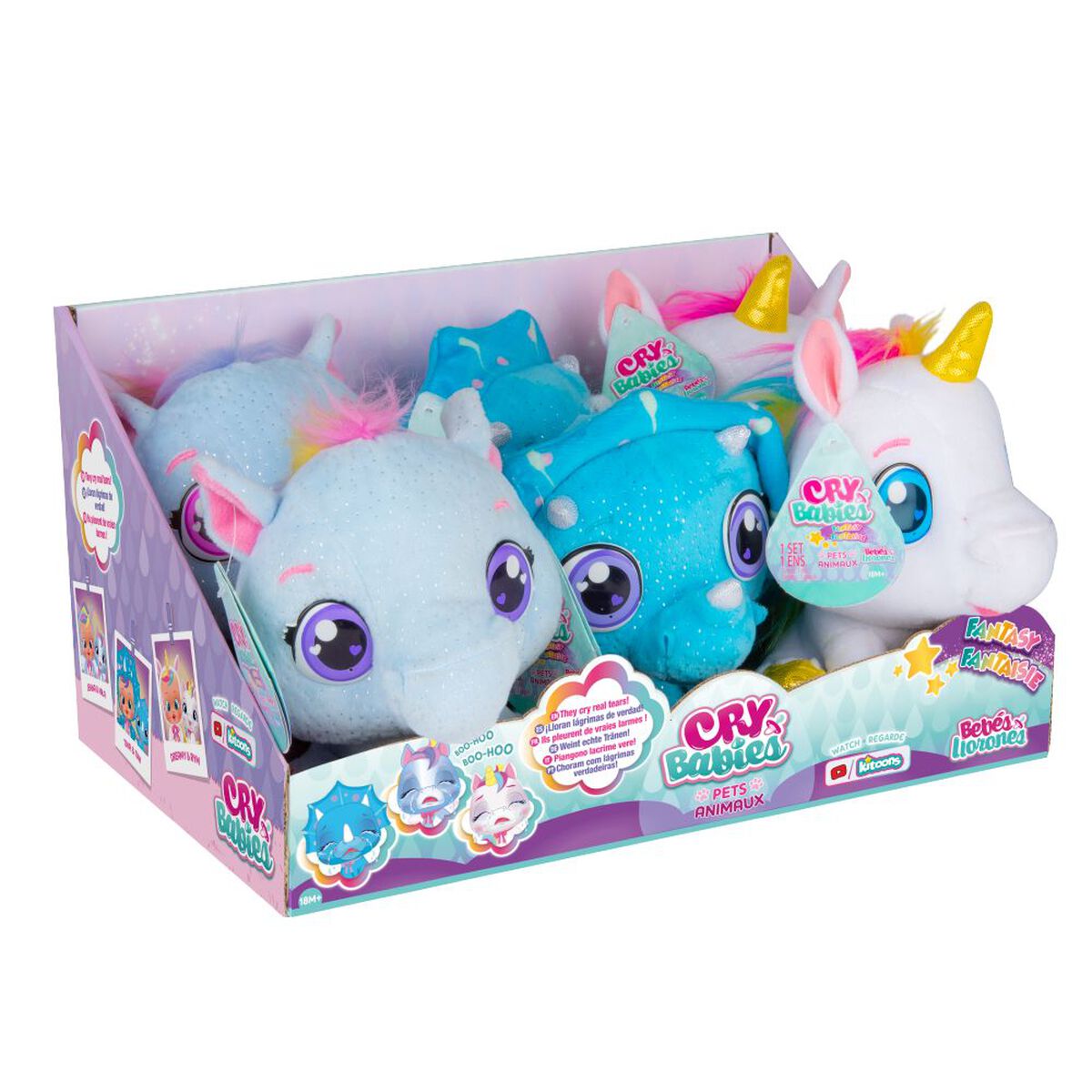 Figura de Peluche Mascotas Animadas Cry Babies