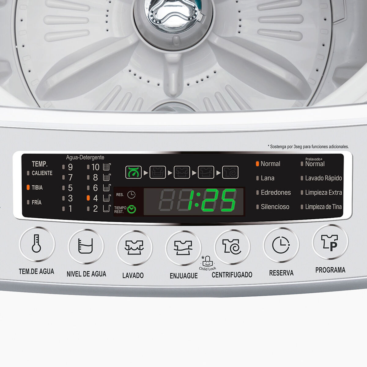 Lavadora Automática LG WT16WPB 16 kg.