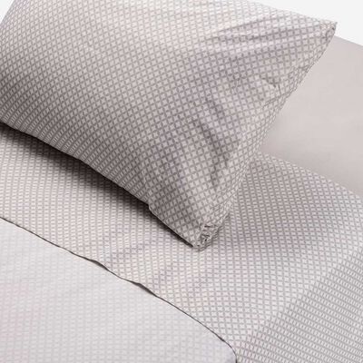Imagen 2 del producto Juego de Sábanas Rosen 2 Plazas Alex Plata Gris