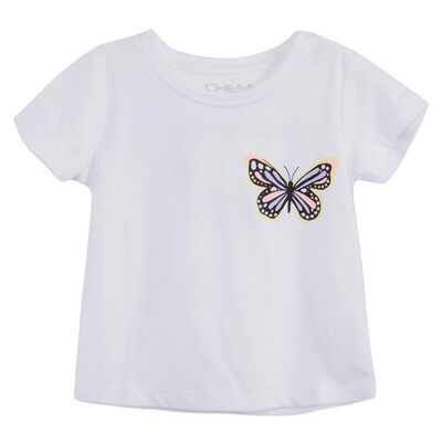 Imagen 1 del producto Polera Manga Corta Niña Chess Blanco, Celeste, Lila, Rosado