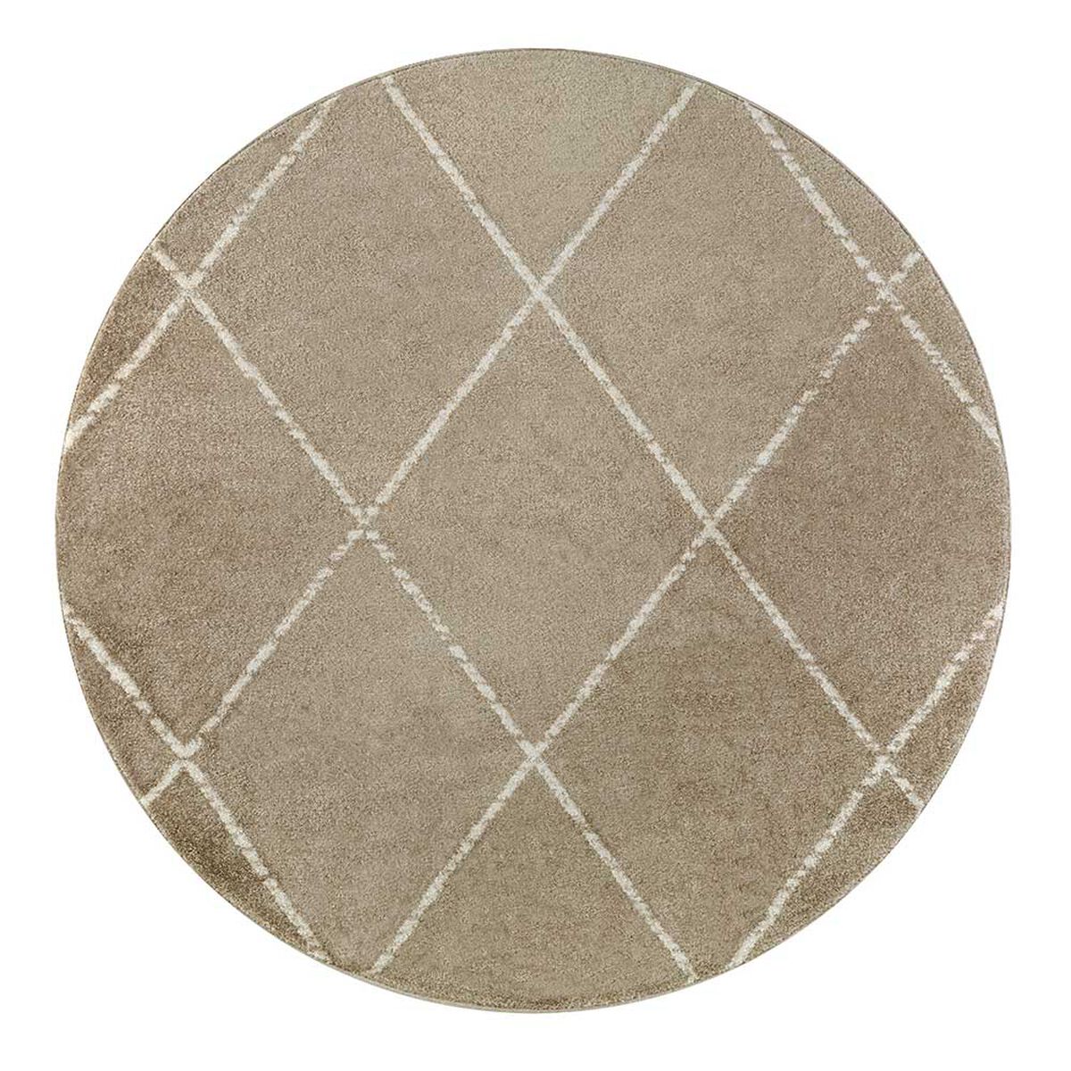 Alfombra  Modalfo Florida Beige 160 x 160 cm