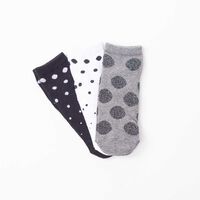 Pack 3 Calcetines Mujer Icono Negro