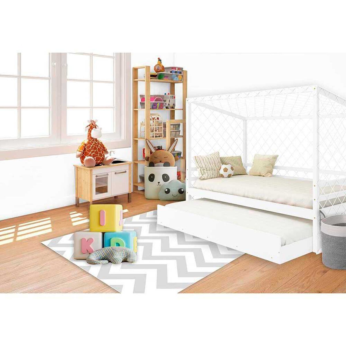 Cama Funcional Casanova Kids 1 Plaza Golera