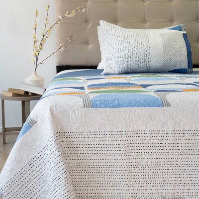 Quilt Doral 1,5 Plazas Hotpress Origins D18 Estampado