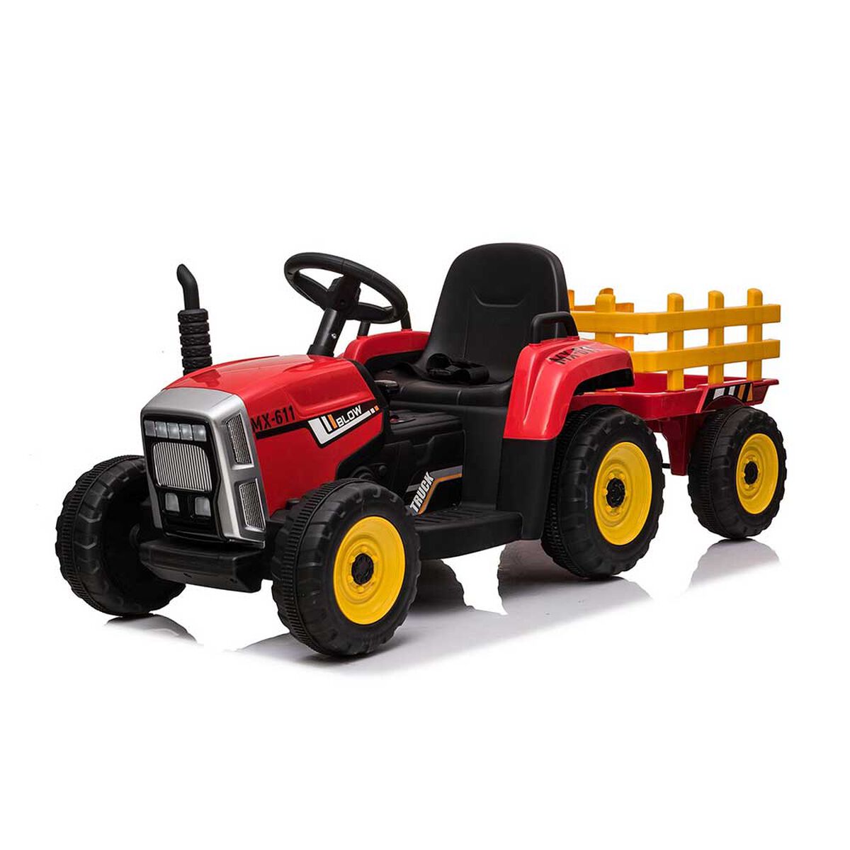 Tractor Con Carro Rojo Talbot