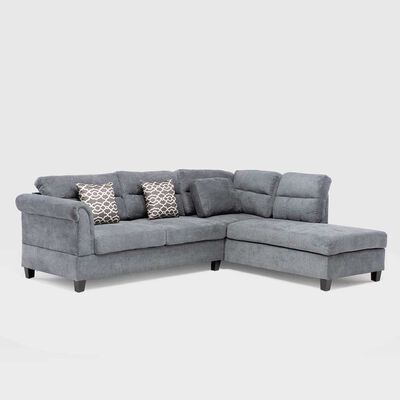Imagen 2 del producto Sofá Seccional Derecho Daniels 4 Cuerpos Azul Grisáceo