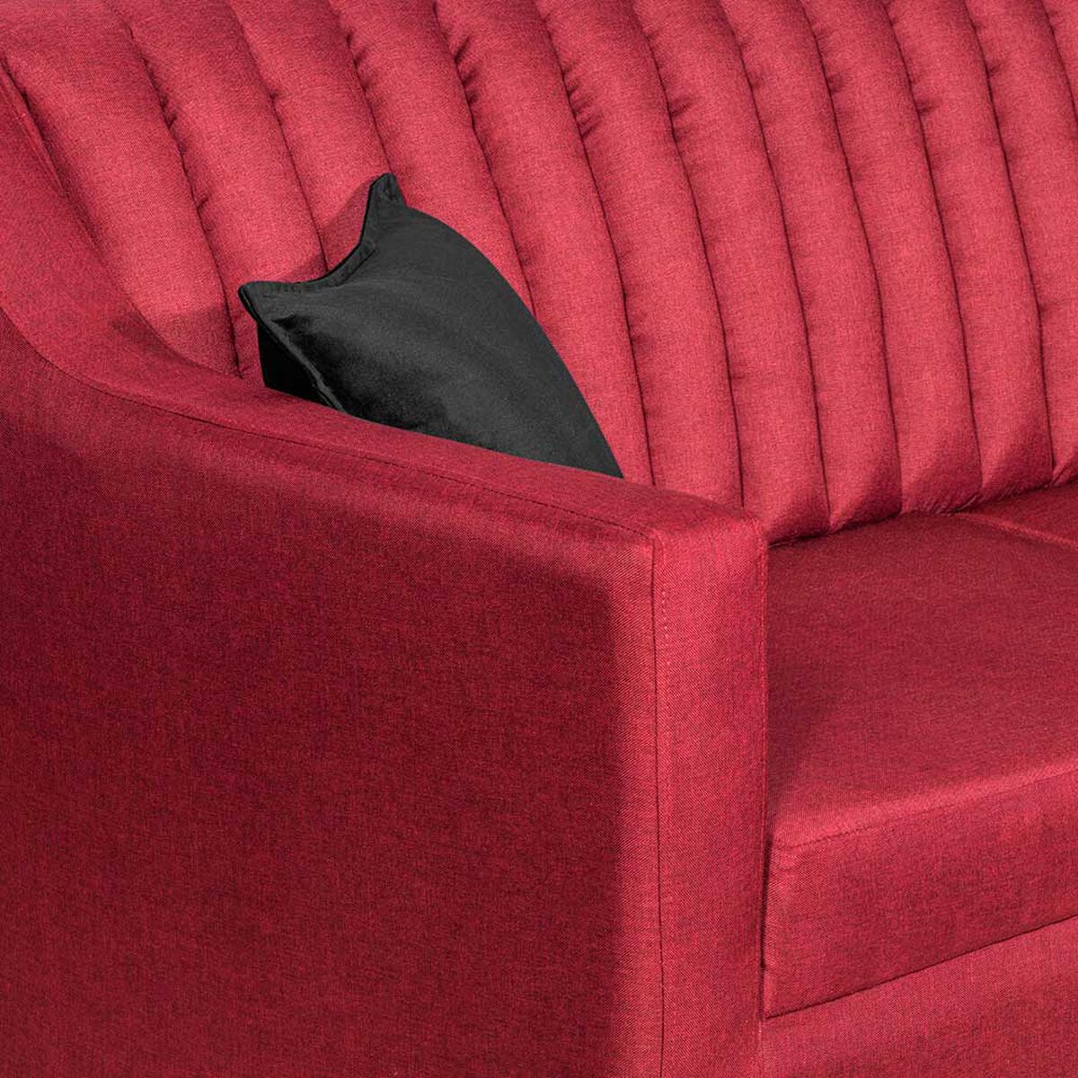 Juego de Living Dise&ntilde;o A&M Home Isabella Sof&aacute; 3 Cuerpos + 2 Sillones 1 Cuerpo Burdeo