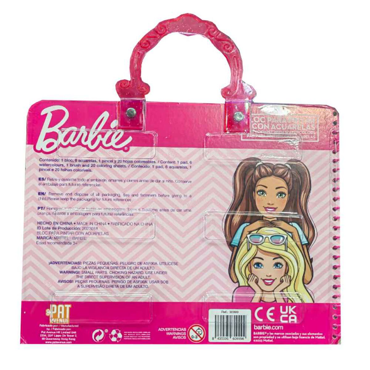 Block con Acuarelas Barbie