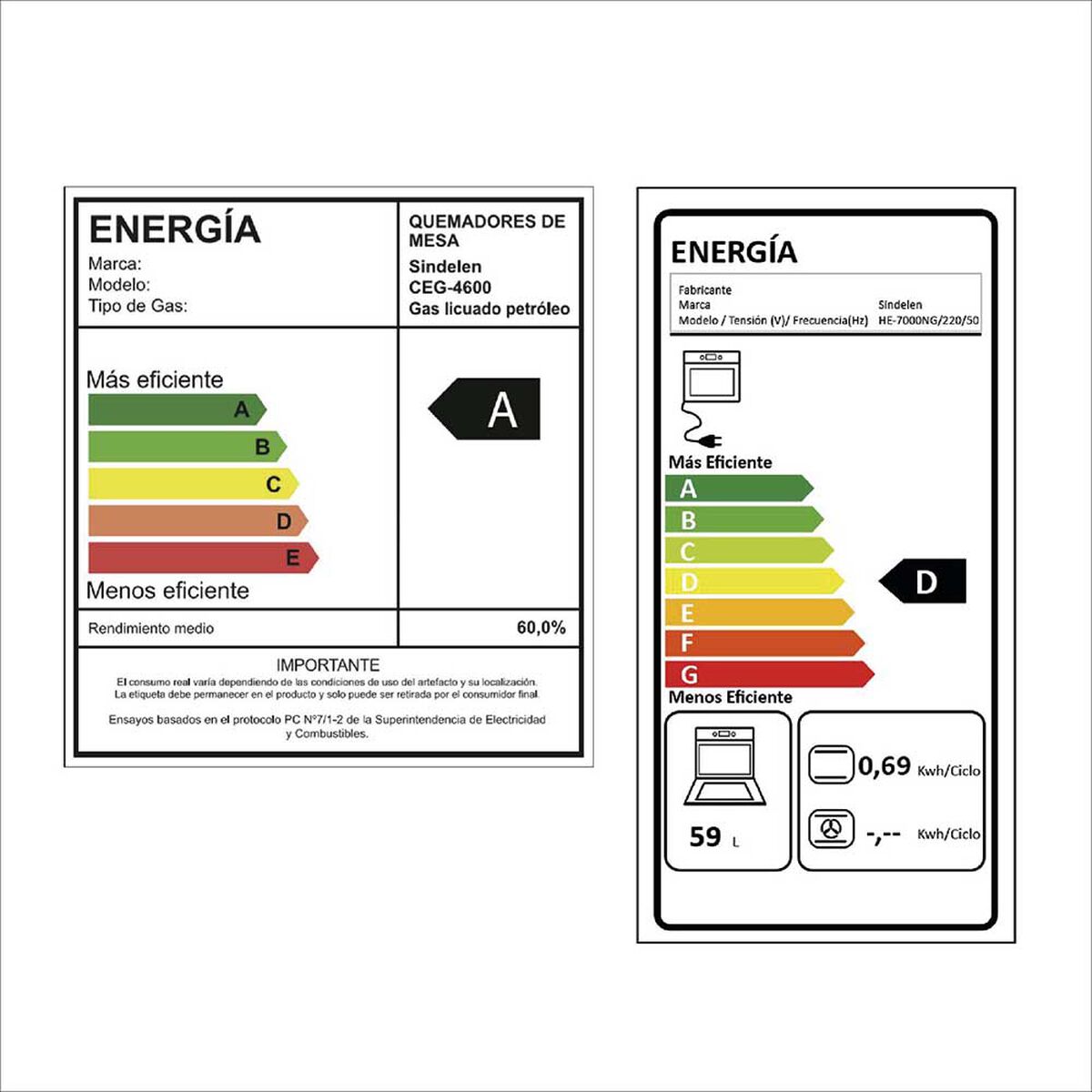 Kit Sindelen Horno El&eacute;ctrico Empotrable HE-7000NG + Encimera 4 platos CEG-4600IN + Campana Slim CA-606NG