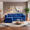 Seccional Muebles MPR Queen 4 Cuerpos Azul