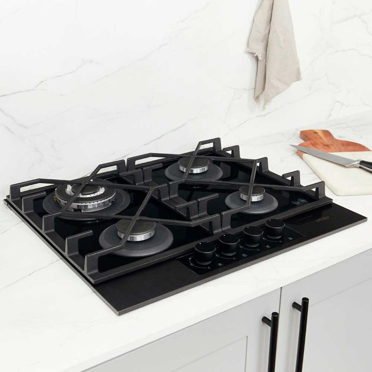 Encimera a Gas FDV Signature 60 4 Quemadores Negro