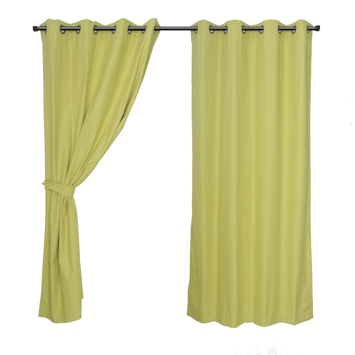 Set Cortinas Sunout Arg. 140X220 Cm Verde