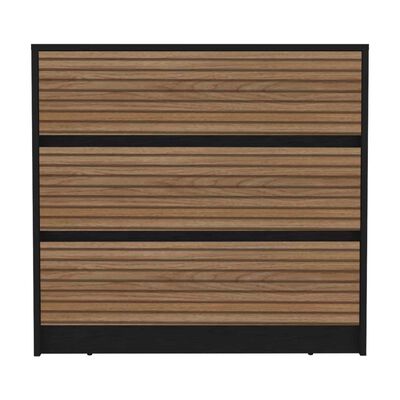 Imagen 2 del producto Cómoda TuHome Austin 3 Cajones Wengue y Lenno