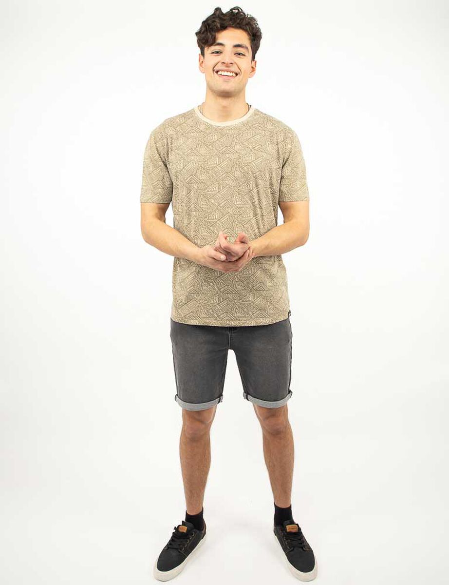 Polera Manga Corta Hombre Icono