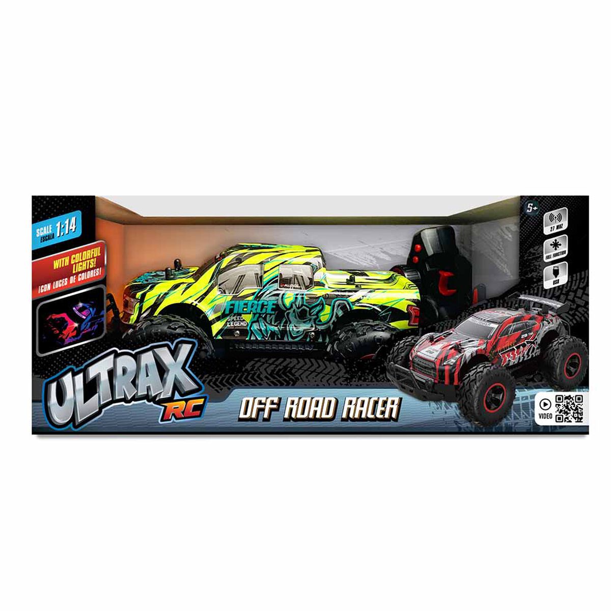 Veh&iacute;culo Carrera Con Luces Dise&ntilde;os Surtidos Ultrax