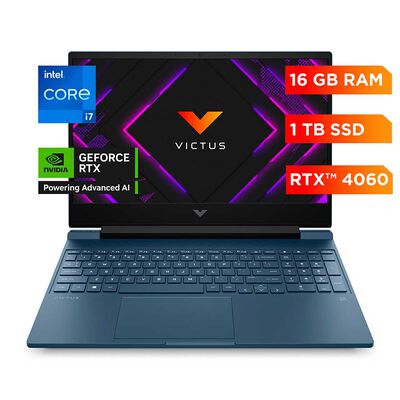 Imagen 1 del producto Notebook Gamer HP VICTUS 15-fa1013la Core i7 16GB RAM 1TB 15.6"" NVIDIA® GeForce RTX™ 4060