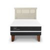 Cama Europea CIC 1,5 Plazas Ortopedic + Respaldo Dublin Alpino