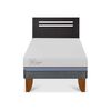 Cama Europea CIC 1,5 Plazas Excellence Plus + Respaldo Munich Negro