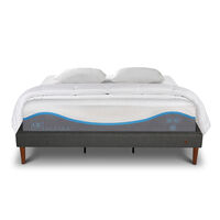 Cama Europea CIC King Alaska + Almohadas + Plumón