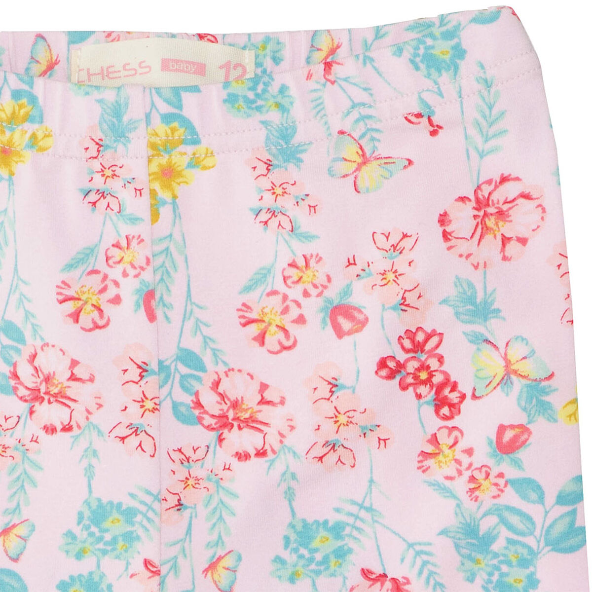 Pack 2 Calza Estampada Corta de Algod&oacute;n Beba Chess Baby