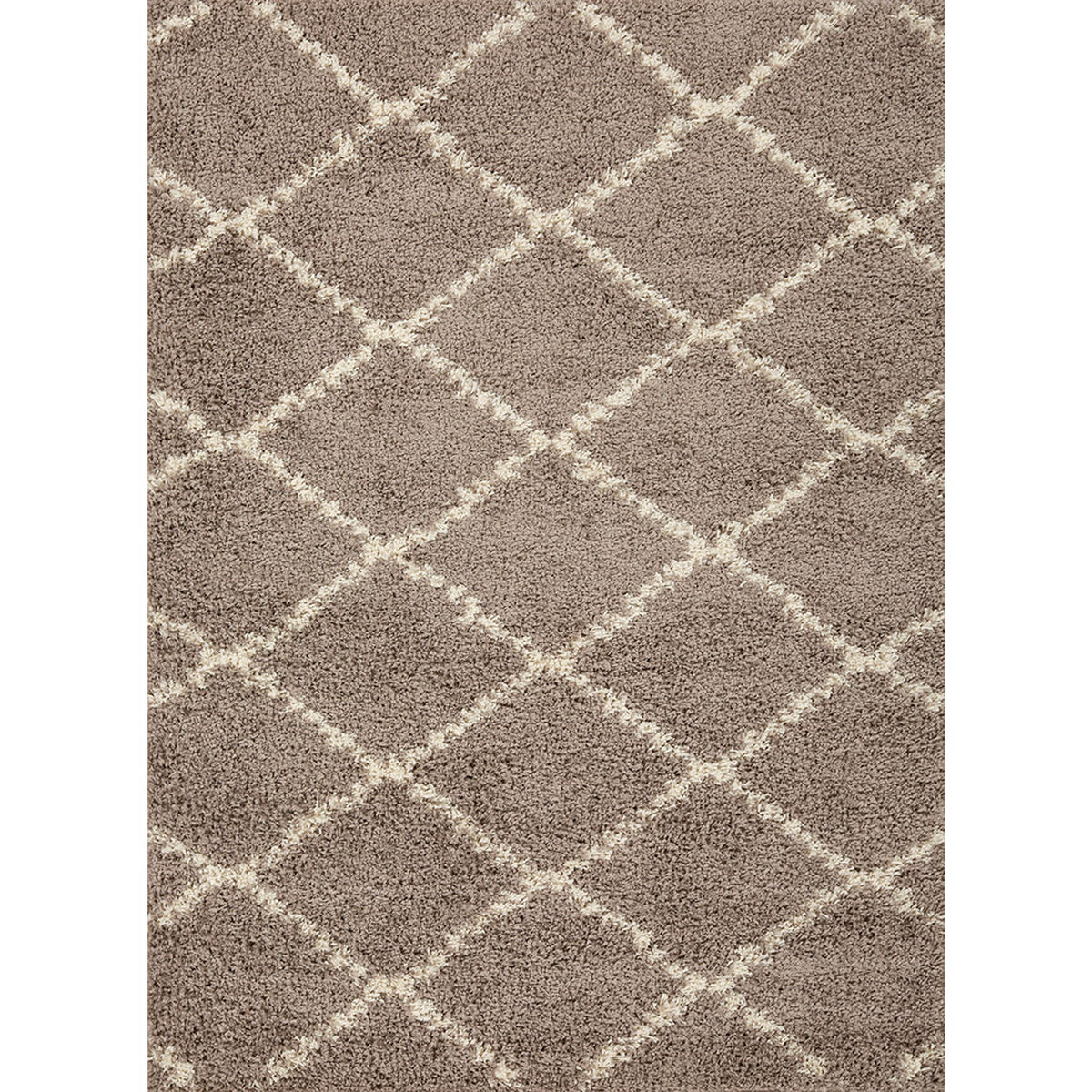 Bajada de Cama Idetex Shaggy Cell 150 x 200 cm Beige
