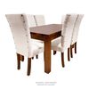 Juego de Comedor Living Factory Teka 6 Sillas Beige