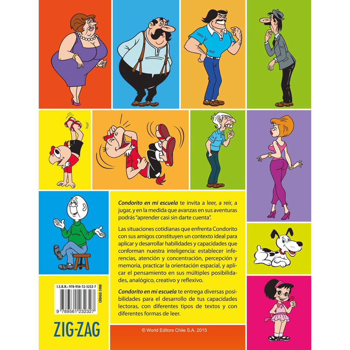 Libro Condorito en Mi Escuela: Me Acompaña 3° y 4° Básico Gabriel González Cartagena Zig-Zag