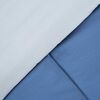 Set Plumón Bicolor + 2 Cojines Casanova 2 Plazas Azul Piedra