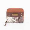 Billetera Piton Naranja Eco Cuero Mujer Portman Club