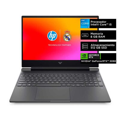 Notebook Gamer HP Victus 15-FA0025LA Intel Core i5 8GB 512GB SSD 15,6" NVIDIA RTX 3050