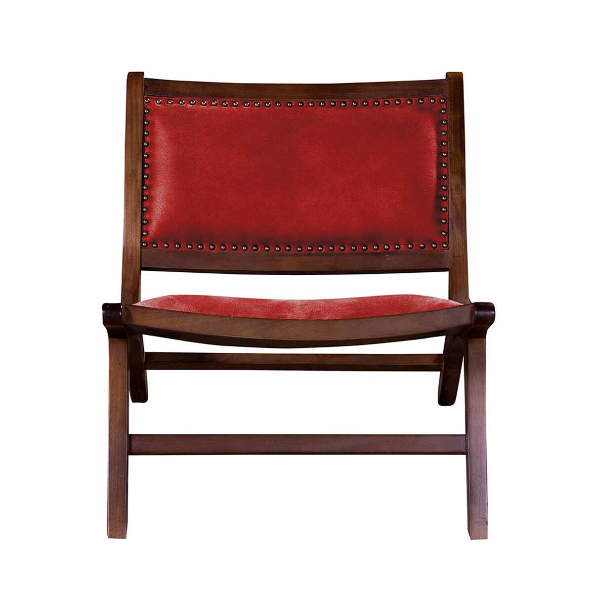 Sitial Latam Home Hannover Cuero Kentucky 1 Cuerpo Rojo