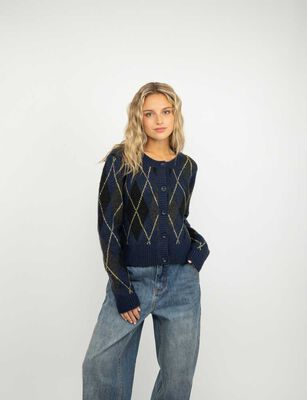 Imagen 1 del producto Sweater Botones Mujer Icono Navy