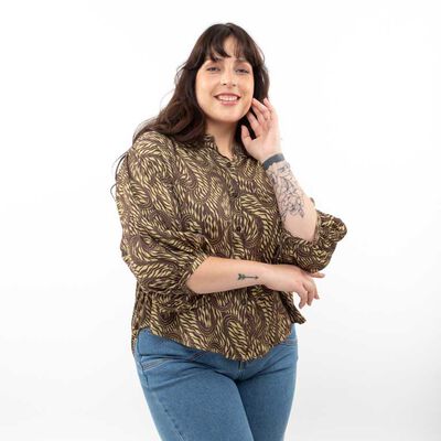 Blusa Manga 3/4 Mujer Extralindas