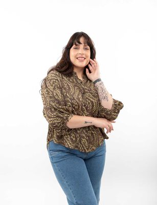 Imagen 1 del producto Blusa Manga 3/4 Mujer Extralindas Verde