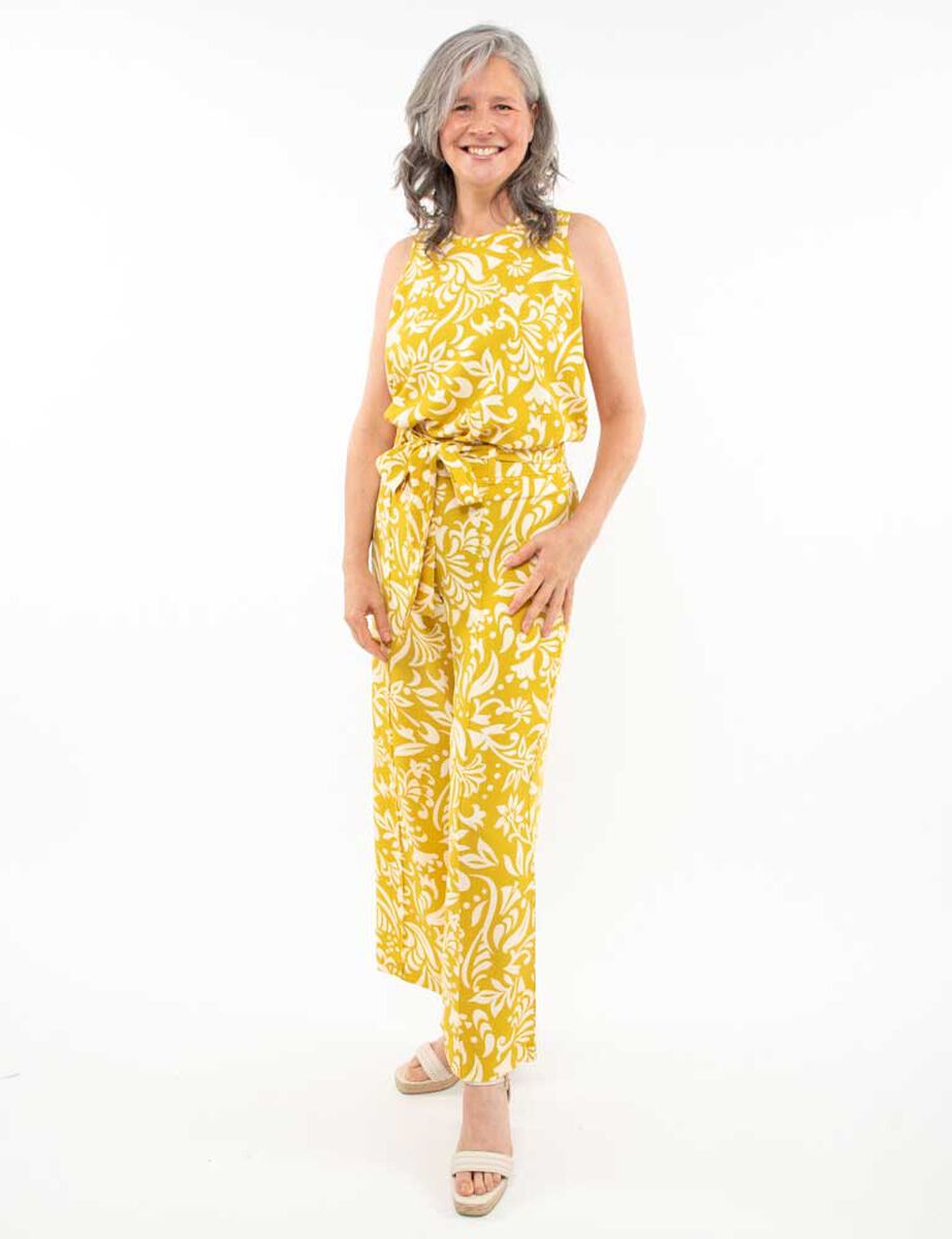 Pantalón Estampado Recto Mujer Portman Club