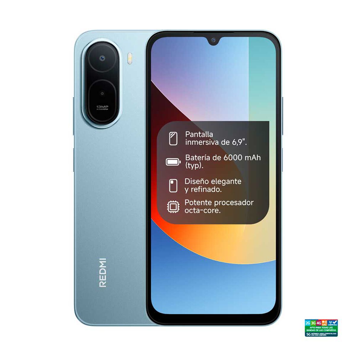 Celular Xiaomi Redmi A7 Pro 4G 128 GB 6,9" Azul