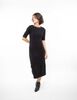 Vestido Midi Manga Corta Mujer Zibel