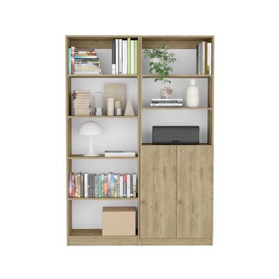 Imagen 2 del producto Estante 62 cm + Estante 2 Puertas TuHome Home Macadamia