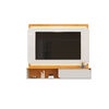 Panel TV Vekkahome Avany Hasta 70" con Luz Beige Caf&eacute;