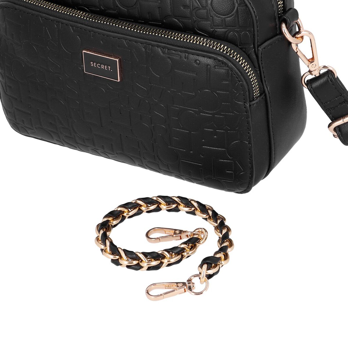 Bandolera Secret Amberes ST6 S Negro