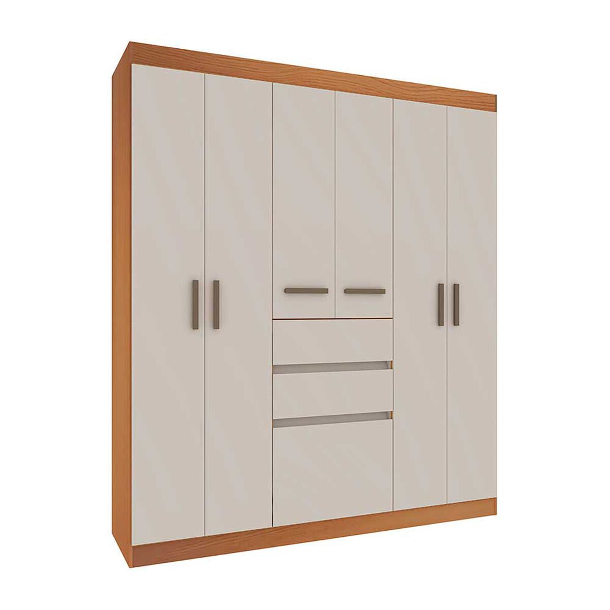 Closet Vekkahome Berna 7 Puertas 2 Cajones Beige