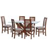 Juego de Comedor Latam Home Alicante 6 Sillas Gris Claro